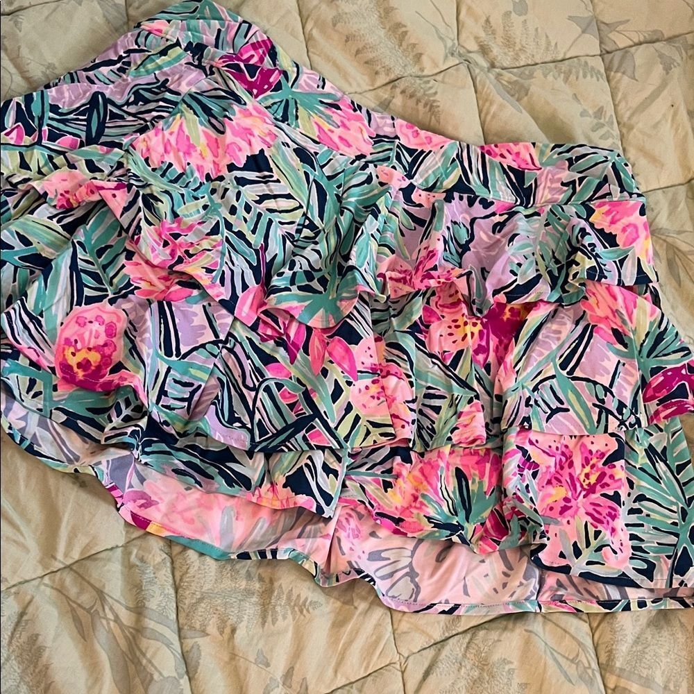 Lilly Pulitzer, Floral Tropical Print Skirt